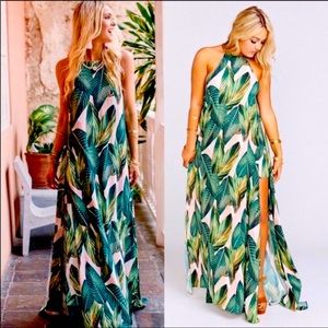 Show Me Your Mumu Peachy Palm "Bronte" Dress Size Small. Never worn